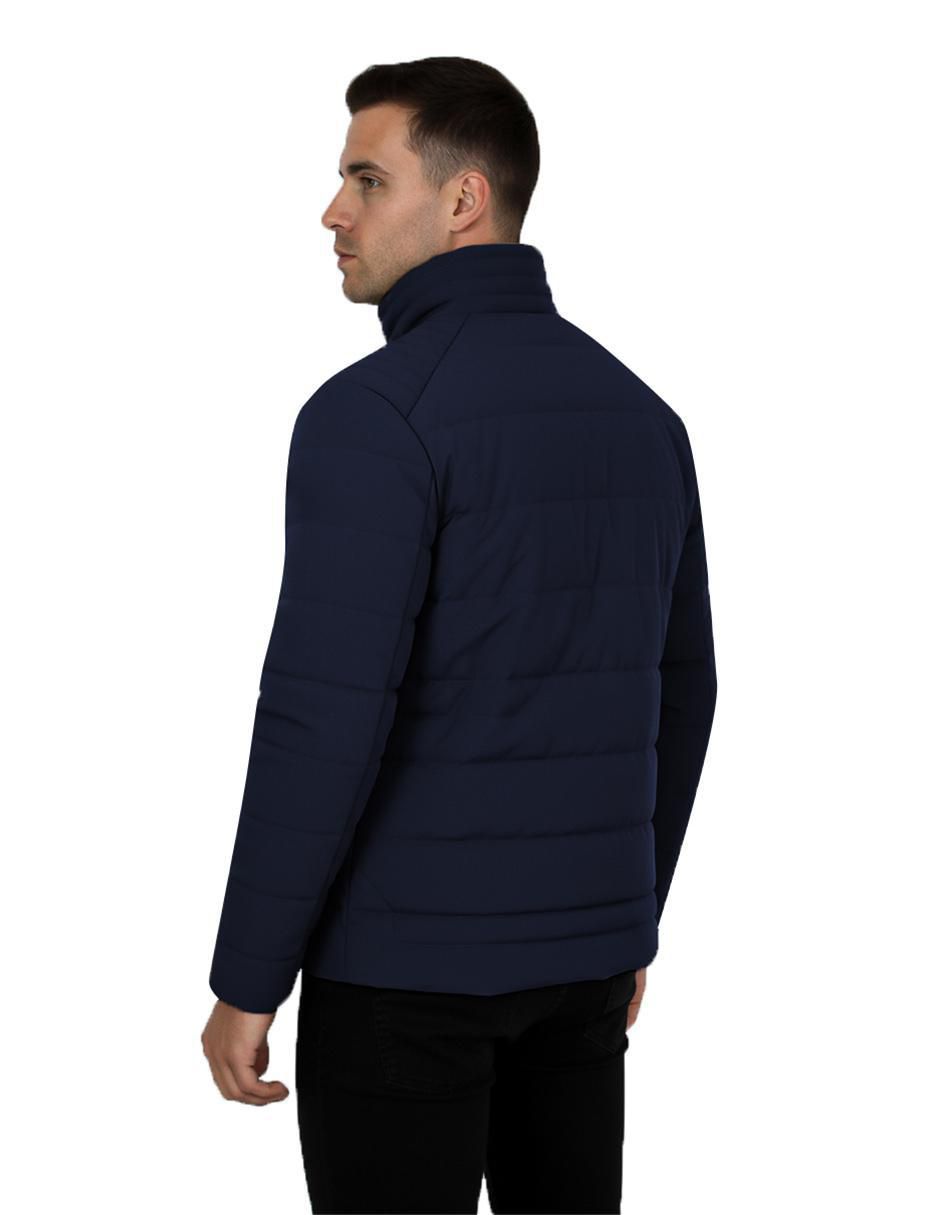 Chamarra casual con bolsillos para hombre