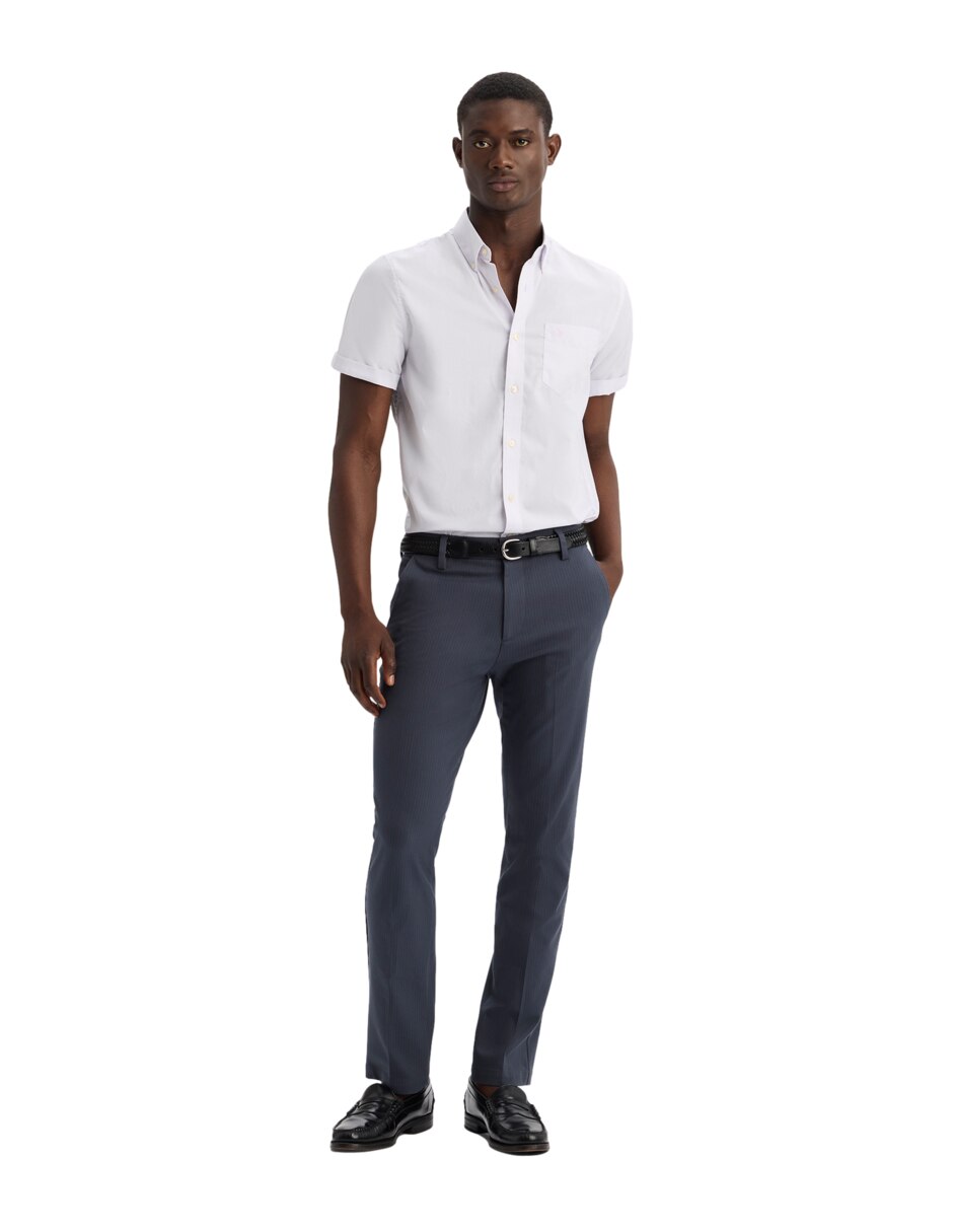 Camisa casual Dockers de algodón manga corta para hombre