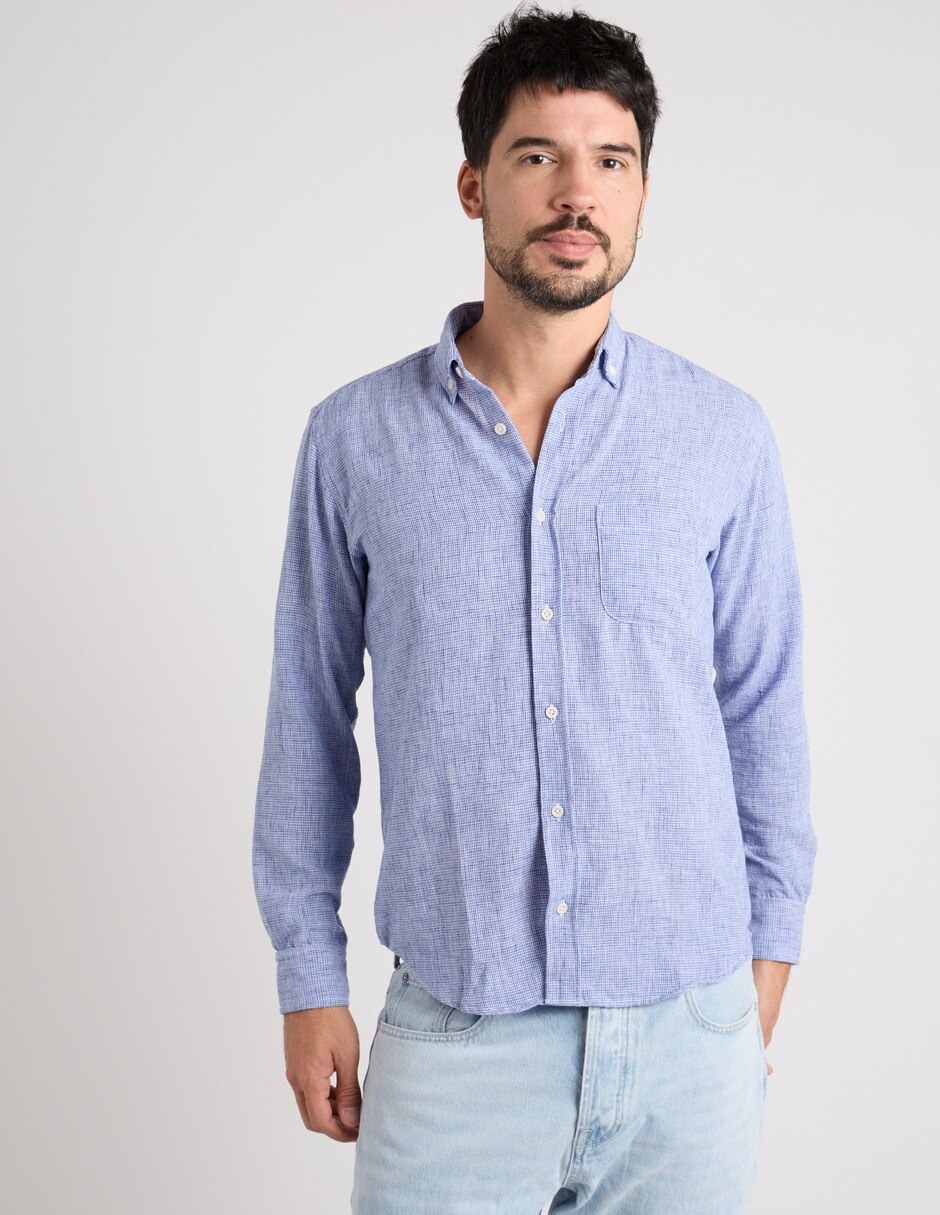 Camisa manga larga para hombre Camisa manga larga para hombre
