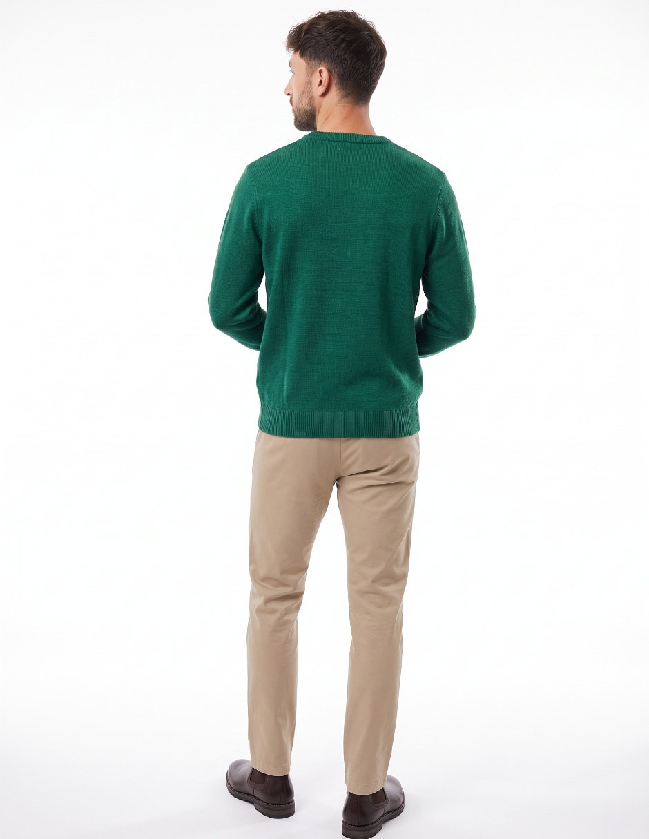 Suéter cuello redondo para hombre
