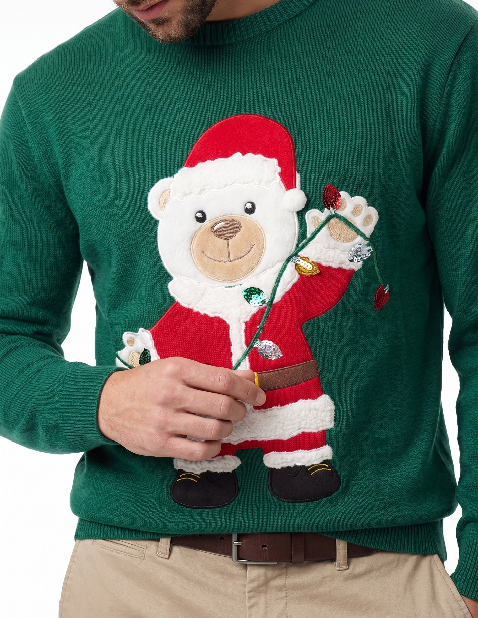 Suéter cuello redondo para hombre 6