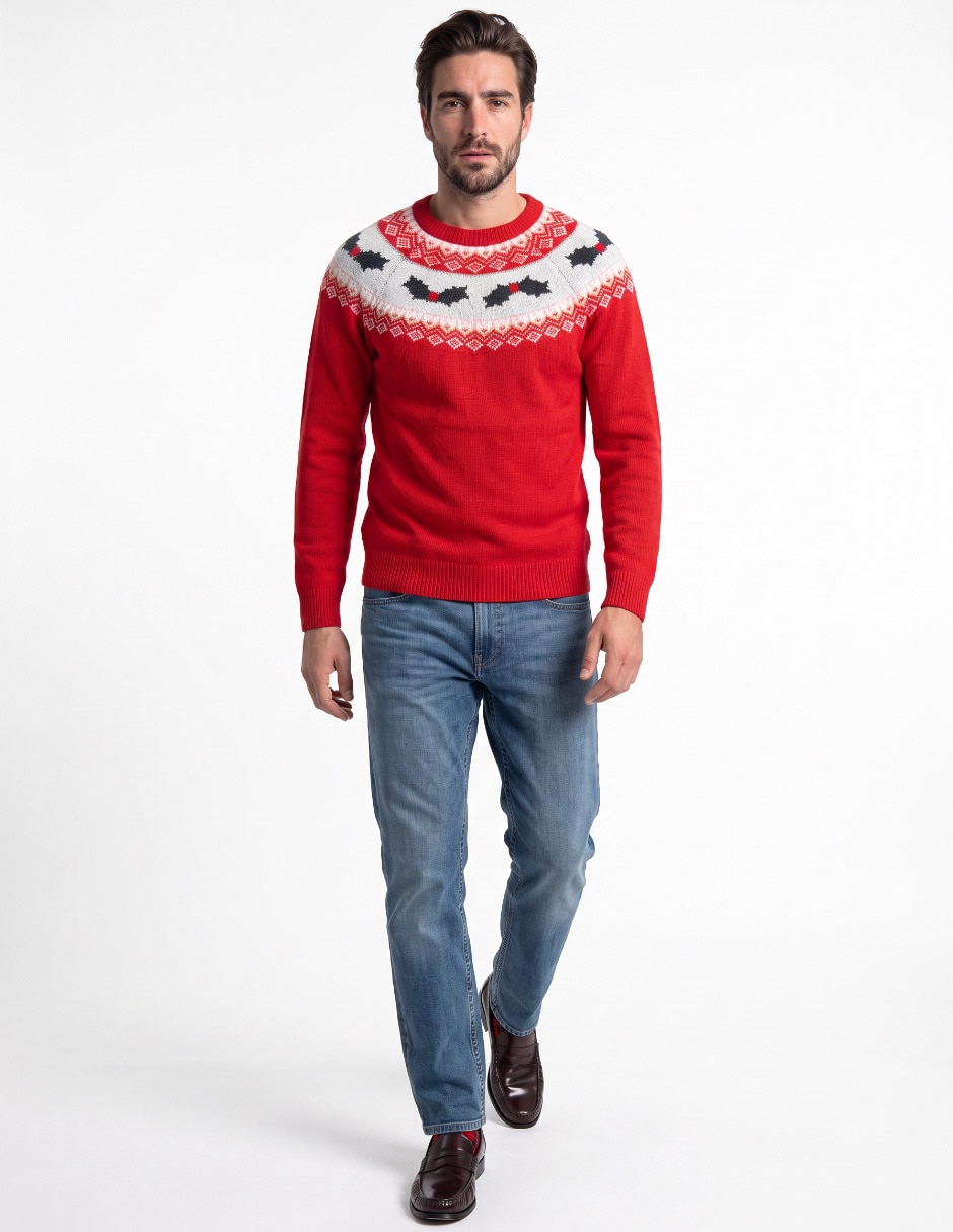 Suéter cuello redondo para hombre 3