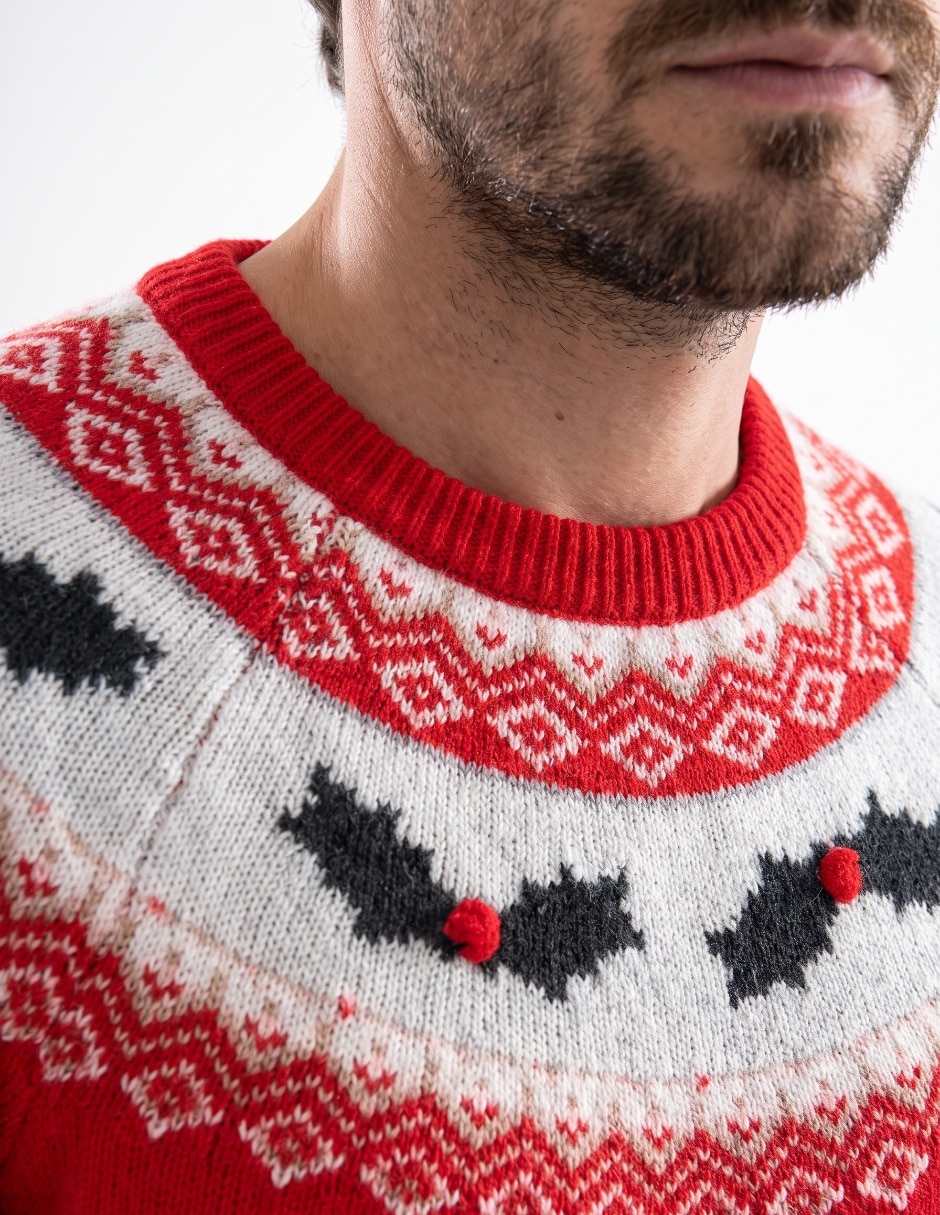 Suéter cuello redondo para hombre 5