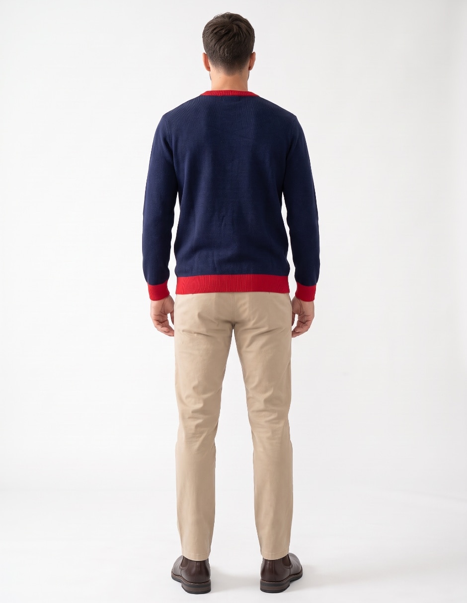 Suéter cuello redondo para hombre 3