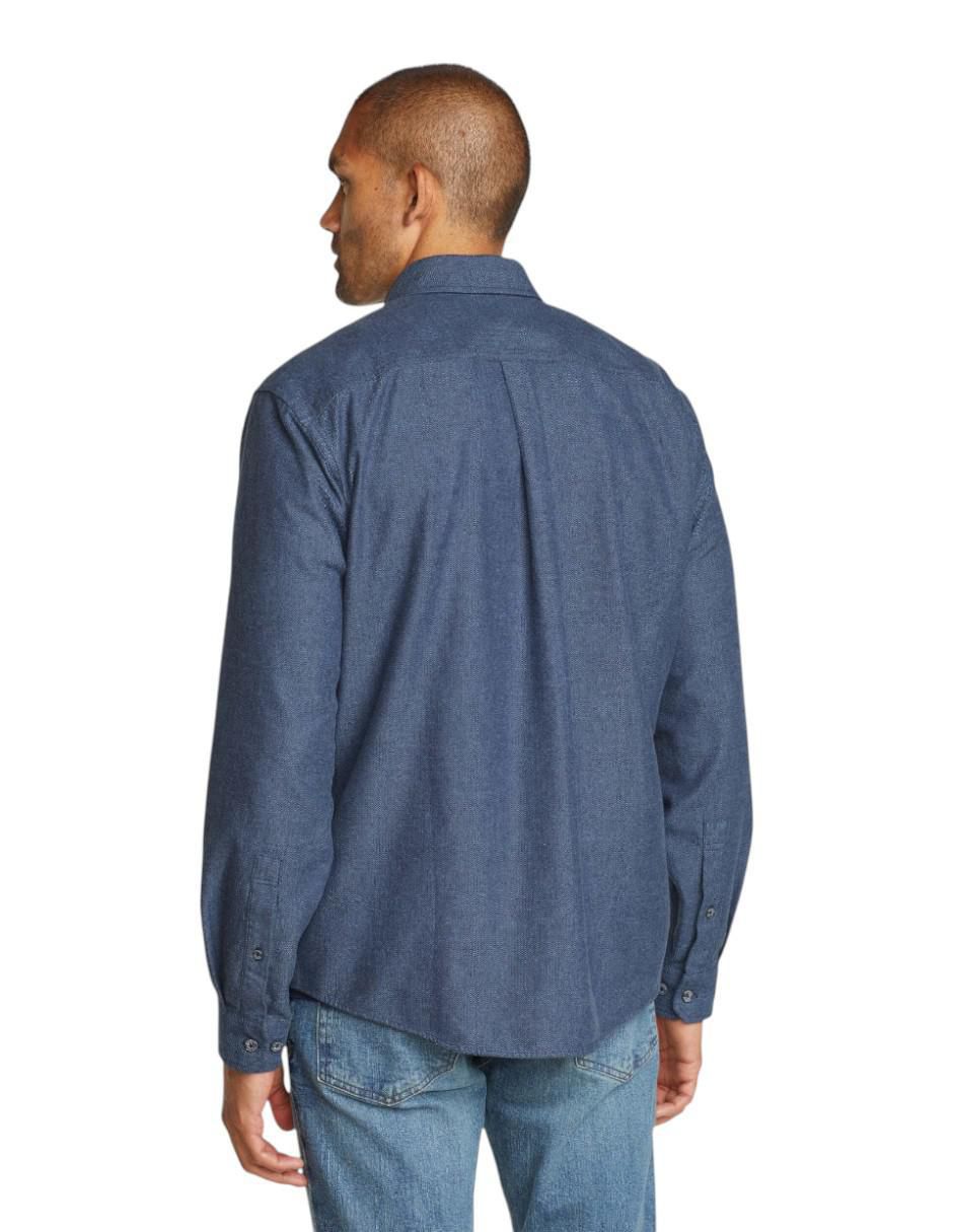 Camisa casual de algodón manga larga para hombre 3