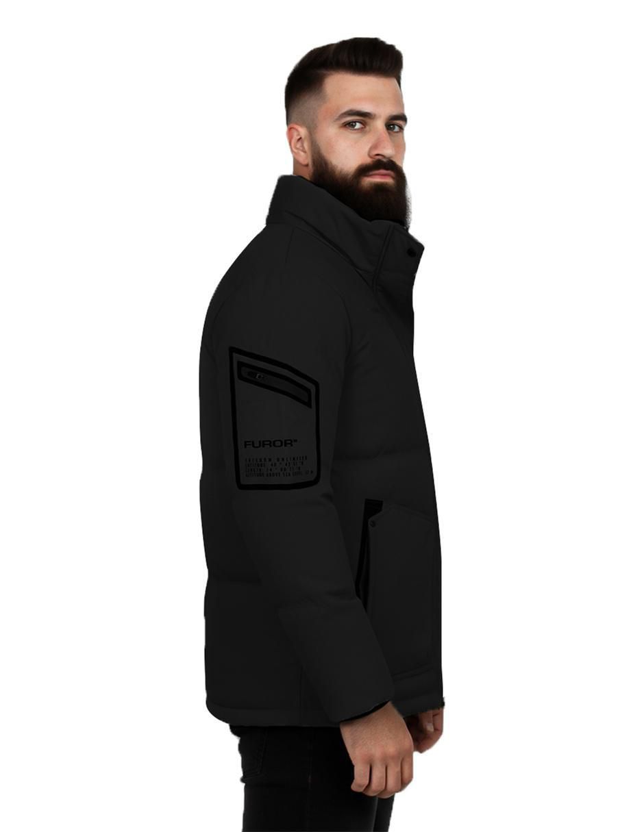 Chamarra casual con bolsillos para hombre