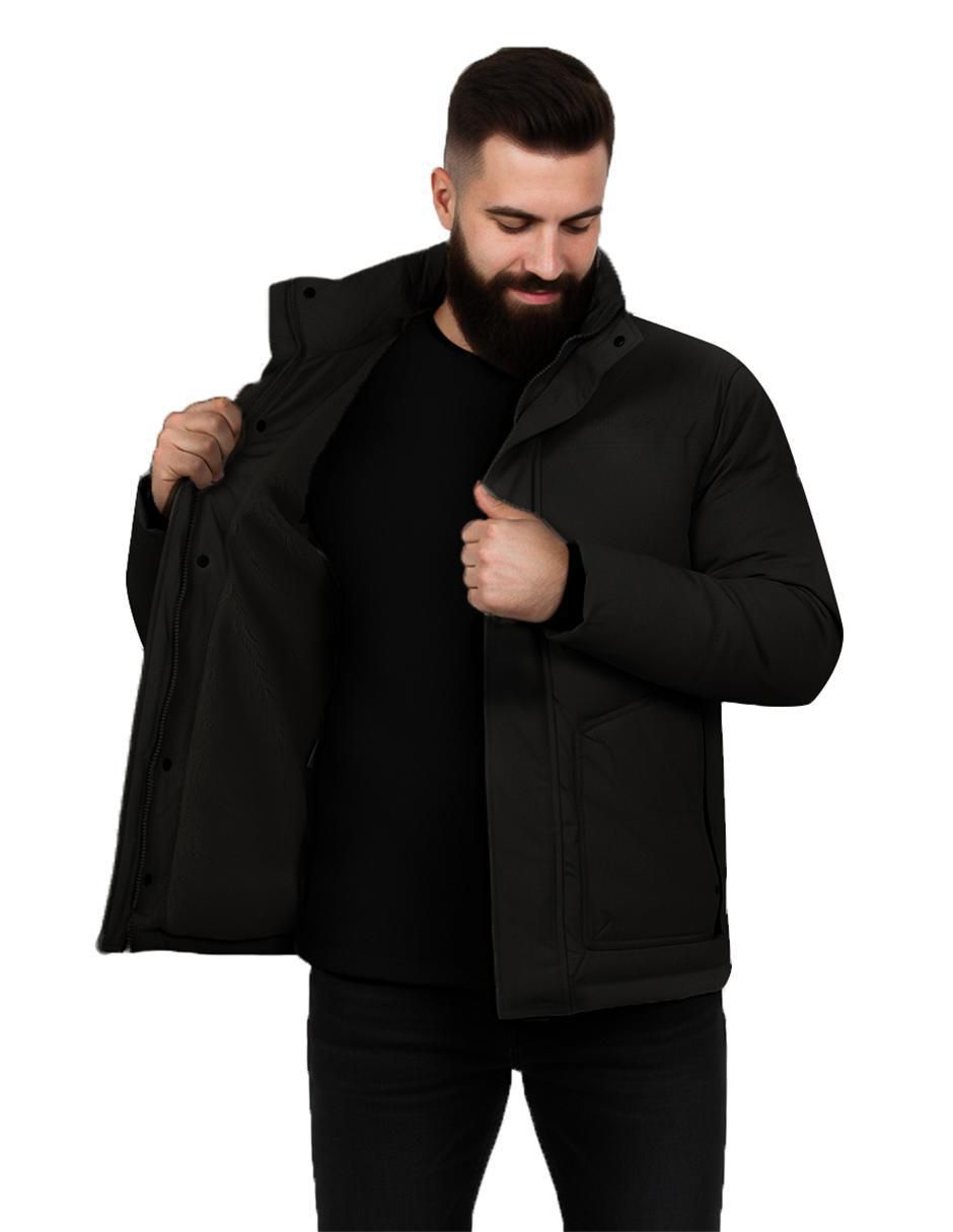 Chamarra casual con bolsillos para hombre