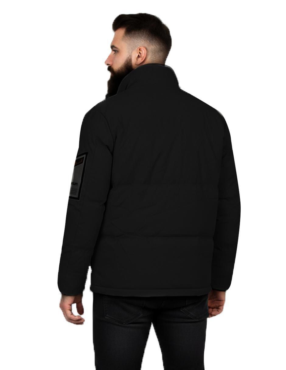 Chamarra casual con bolsillos para hombre