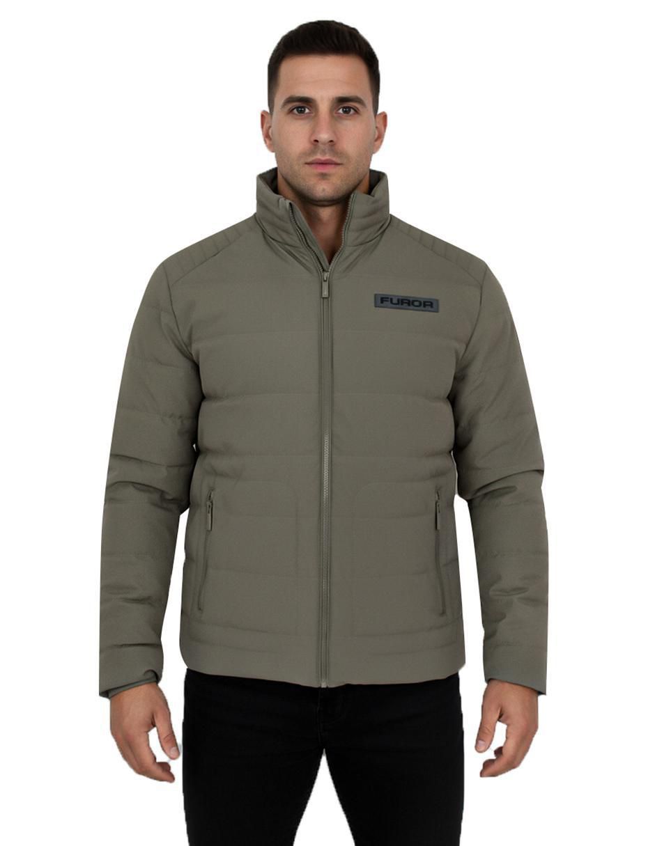 Chamarra casual con bolsillos para hombre