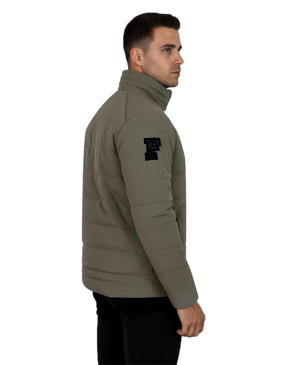 Chamarra casual con bolsillos para hombre