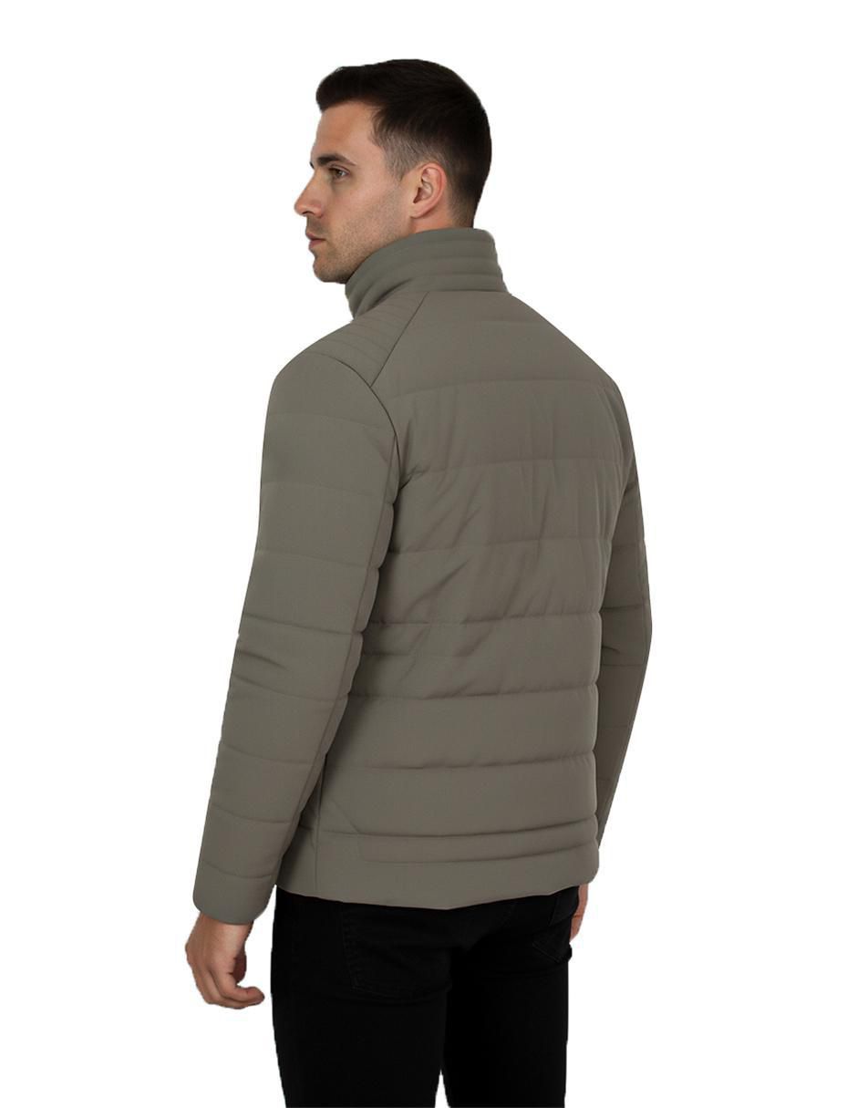 Chamarra casual con bolsillos para hombre