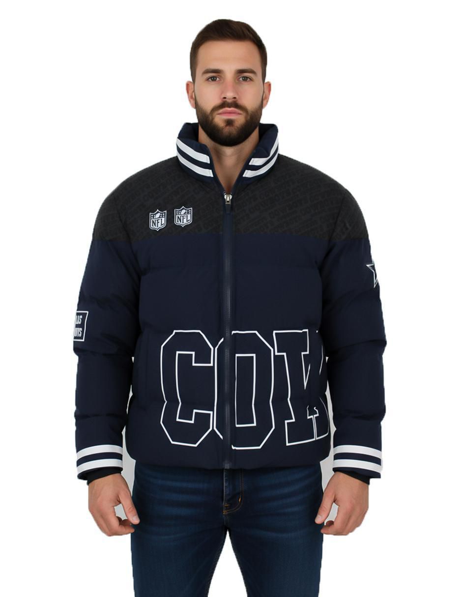Chamarra acolchada Dallas Cowboys con bolsillos para hombre Chamarra acolchada Dallas Cowboys con bolsillos para hombre