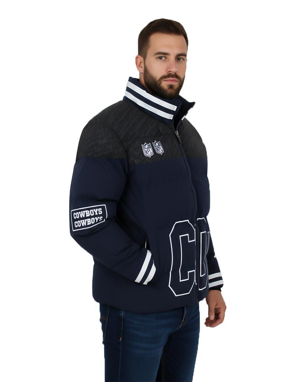 Chamarra acolchada Nfl Dallas Cowboys con bolsillos para hombre