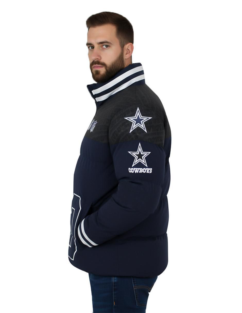 Chamarra acolchada Nfl Dallas Cowboys con bolsillos para hombre