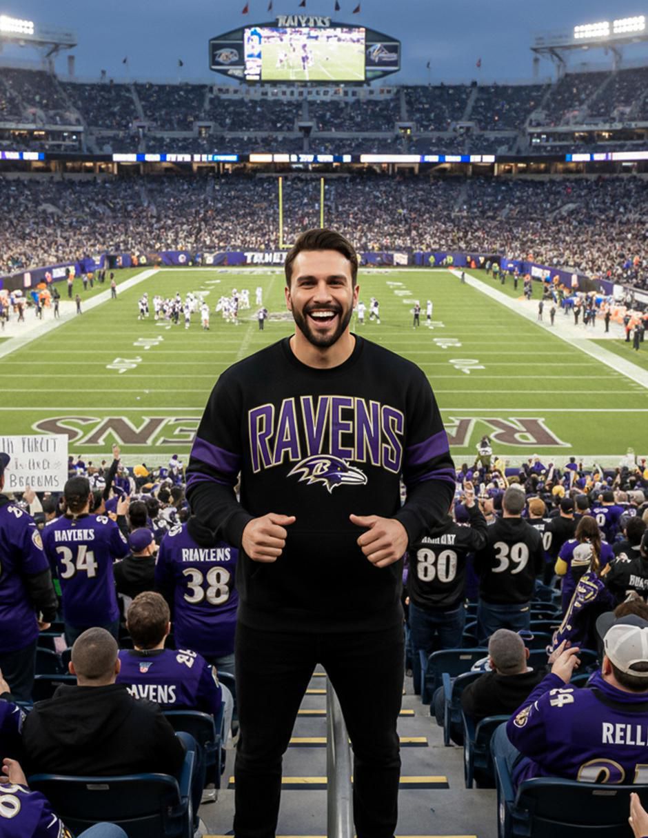 Sudadera Baltimore Ravens para hombre 3