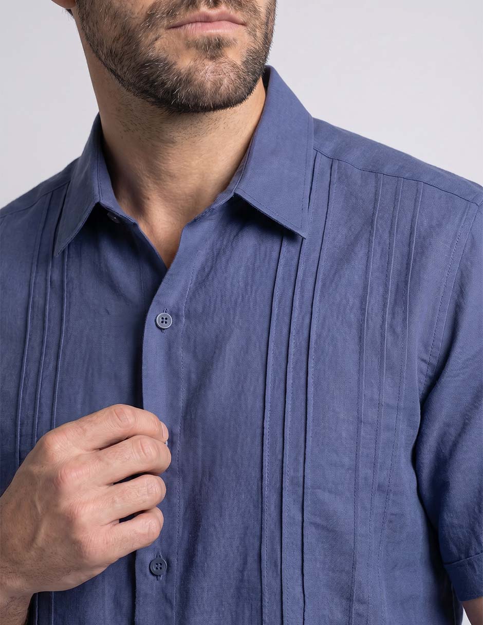 Guayabera manga corta para hombre 2