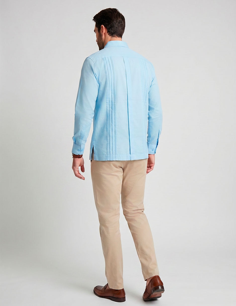 Guayabera Manga Larga Para 2