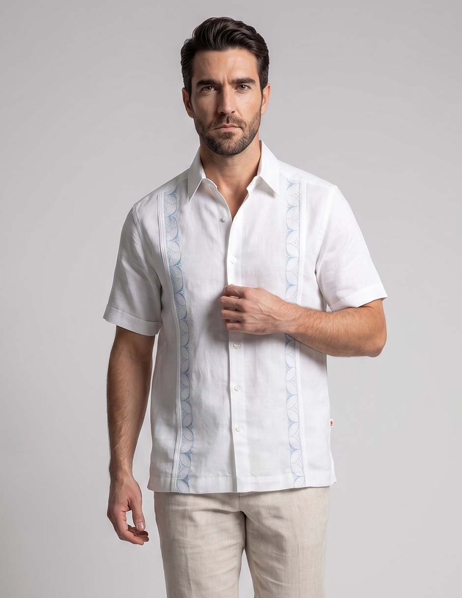 Guayabera manga corta para hombre Guayabera manga corta para hombre