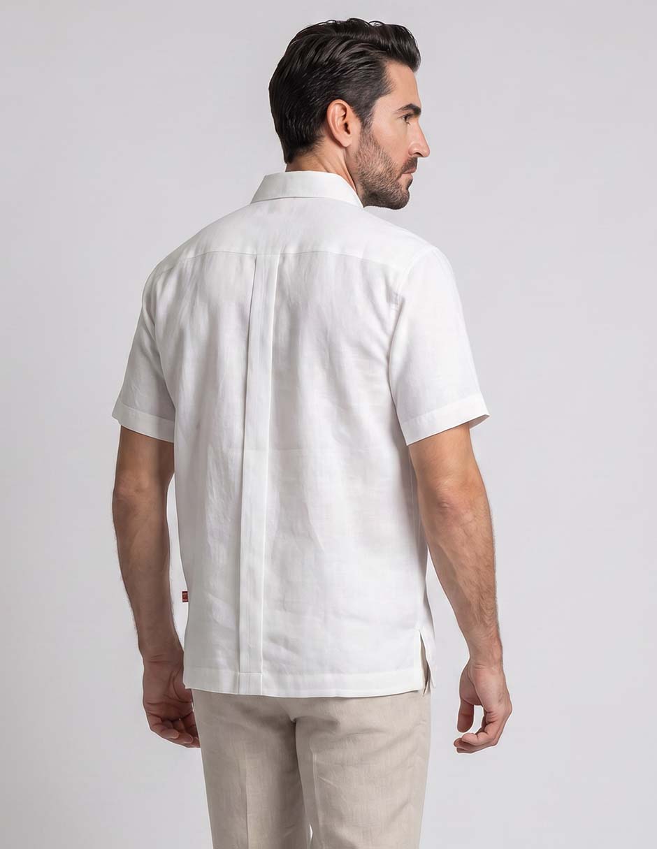 Guayabera manga corta para hombre 3