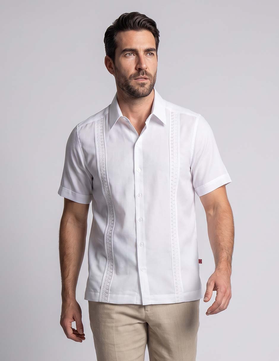 Guayabera manga corta para hombre Guayabera manga corta para hombre