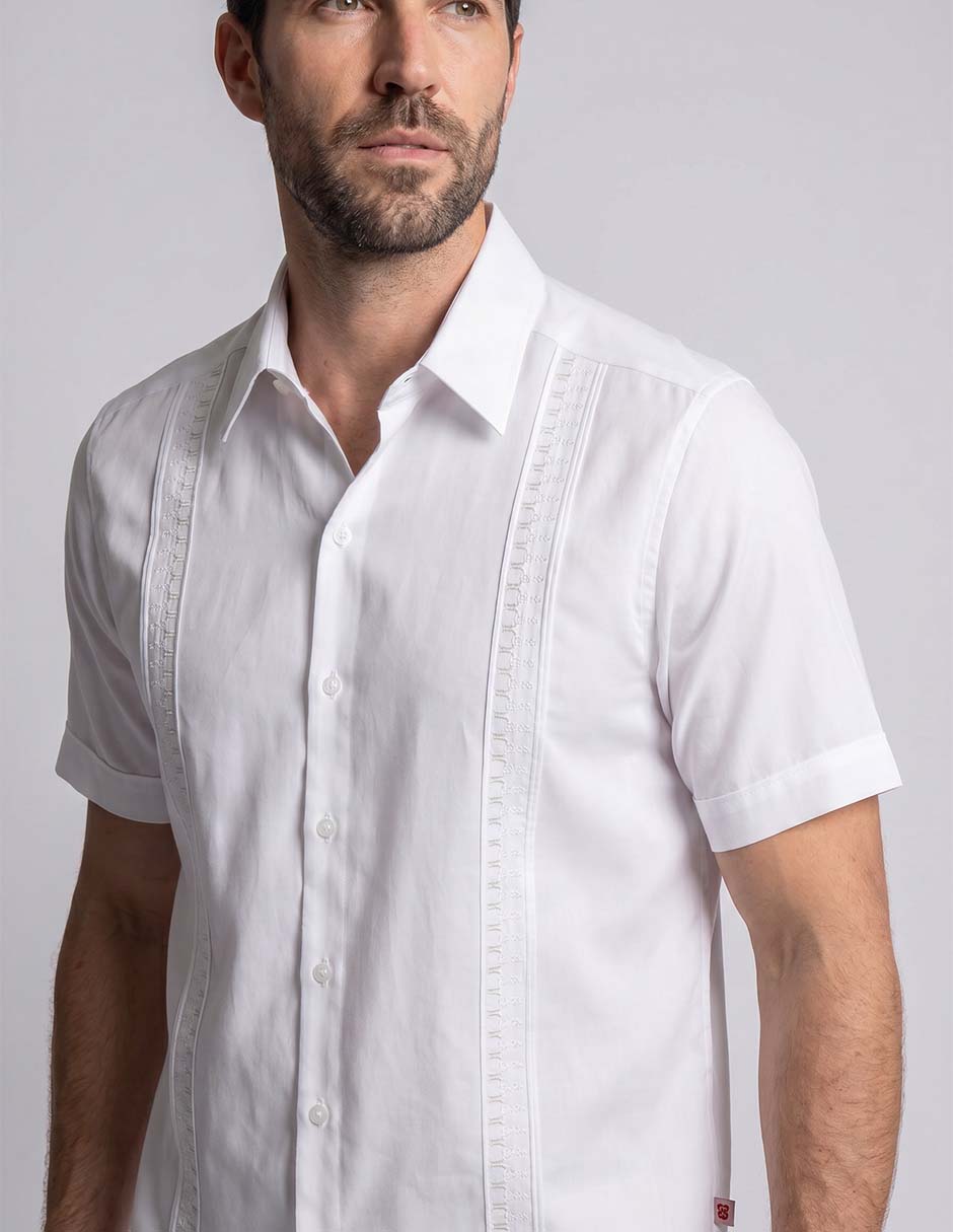 Guayabera manga corta para hombre 3
