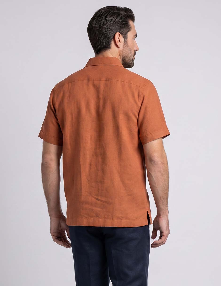 Guayabera manga corta para hombre 3