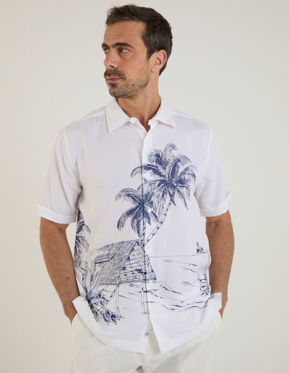 Camisa manga corta para hombre