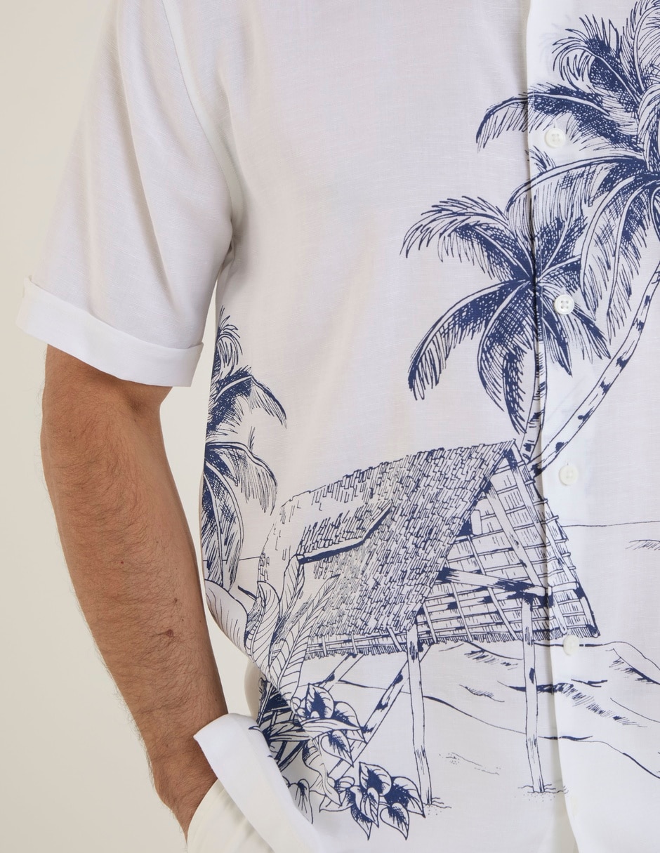Camisa manga corta para hombre