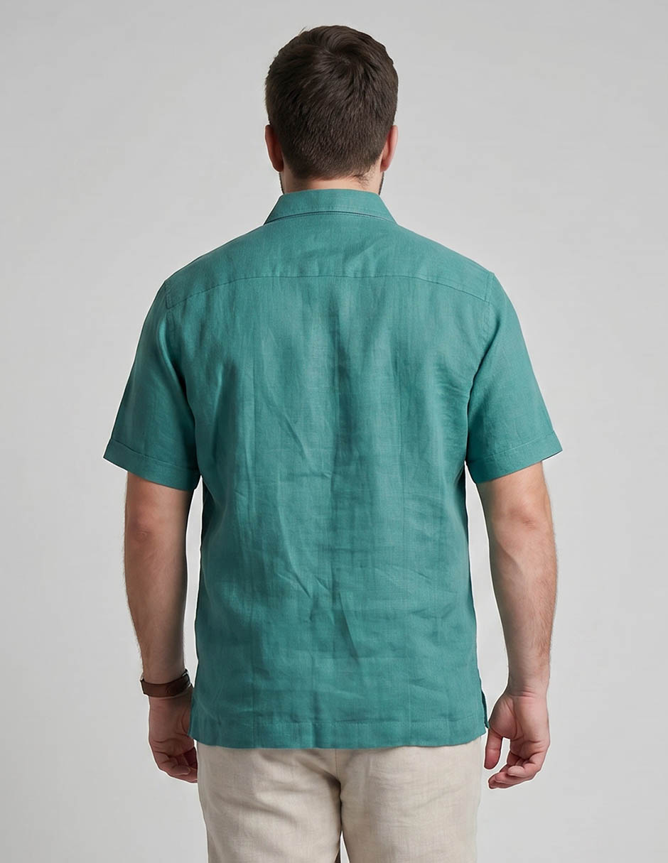 Guayabera manga corta para hombre 2