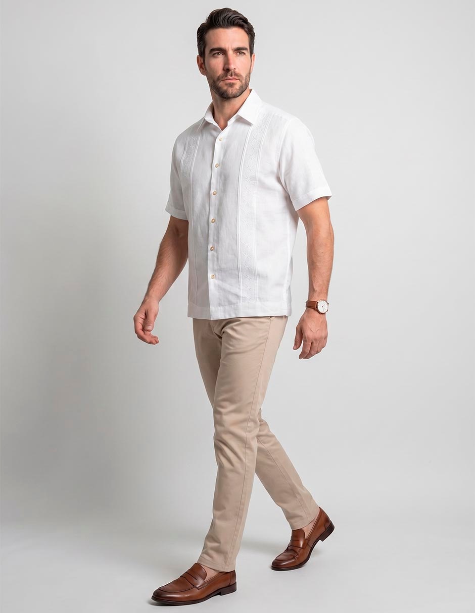 Guayabera Manga Corta Ábito Para