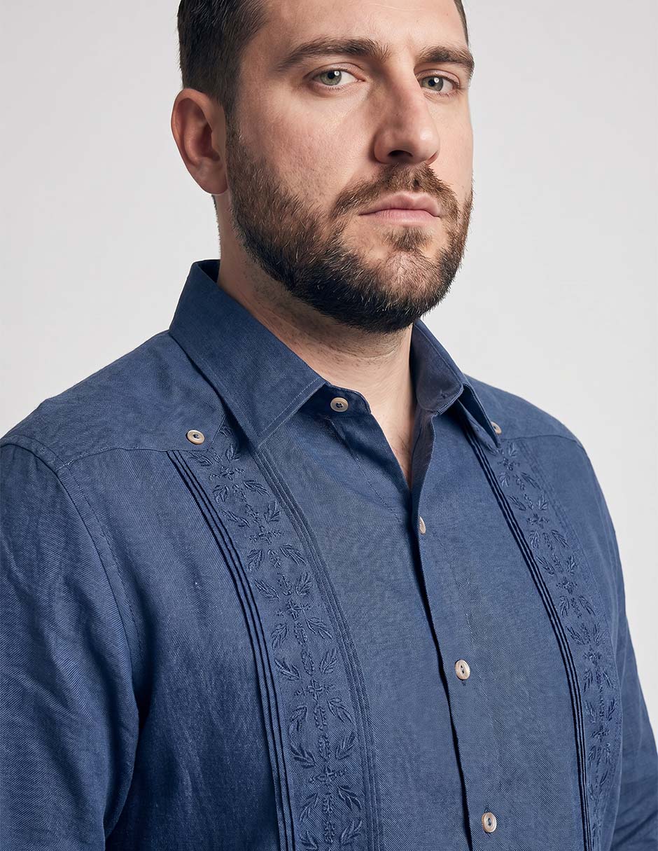 Guayabera manga larga Ábito para hombre