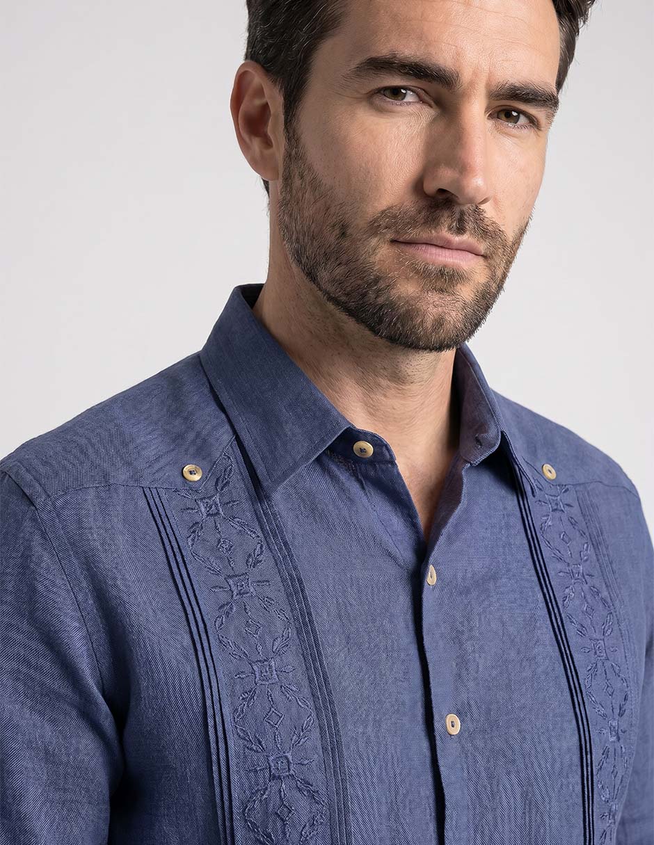 Guayabera manga larga Ábito para hombre