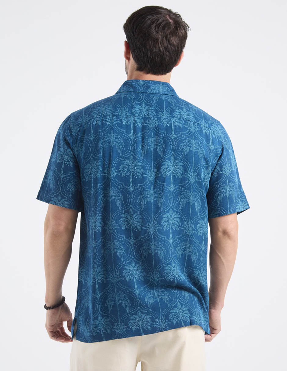 Camisa casual de manga corta para hombre 6
