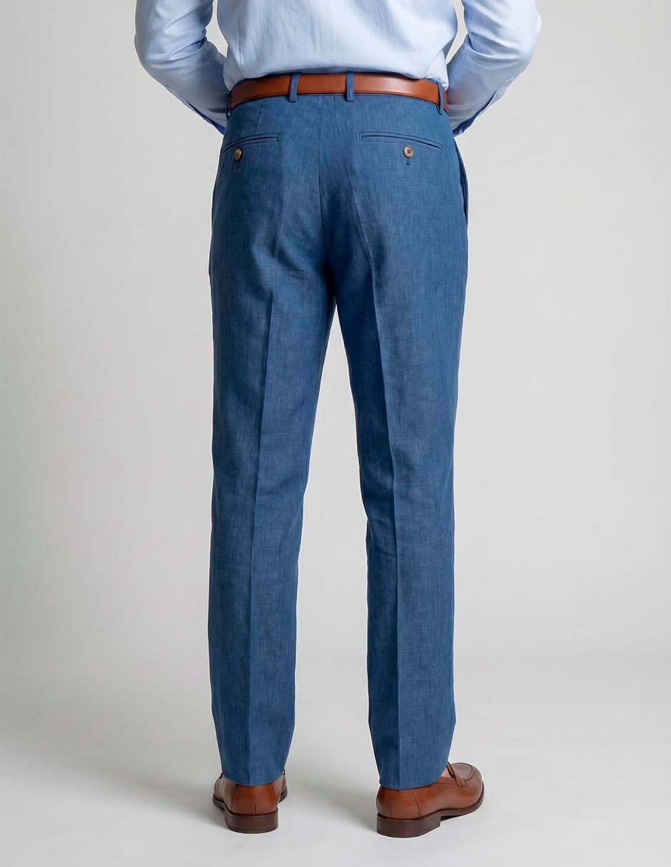 Pantalón business casual de vestir straight para hombre 8