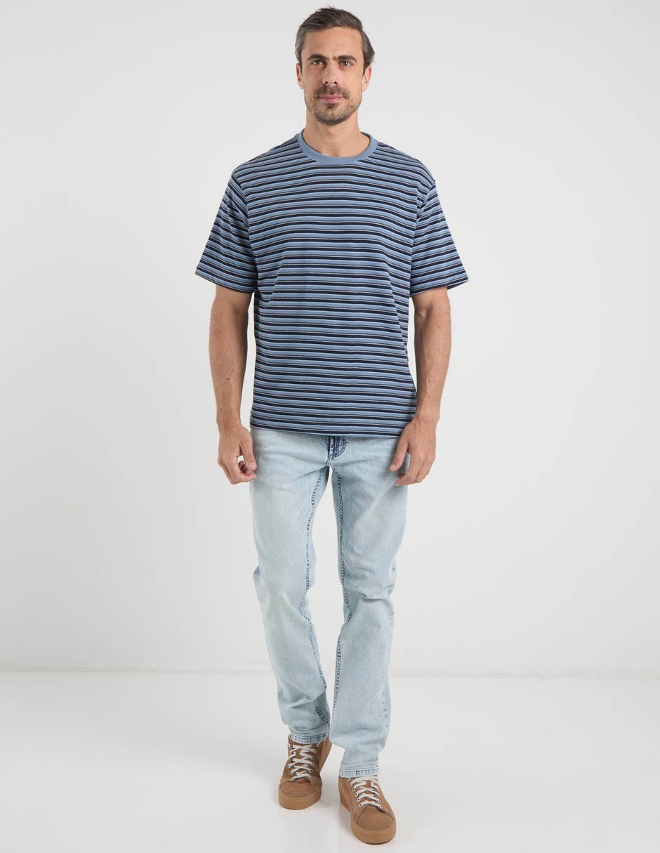 Jeans regular Polosur lavado claro para hombre