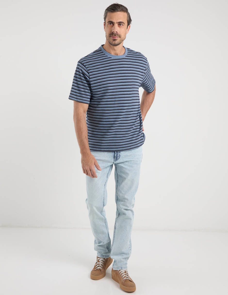 Jeans regular Polosur lavado claro para hombre