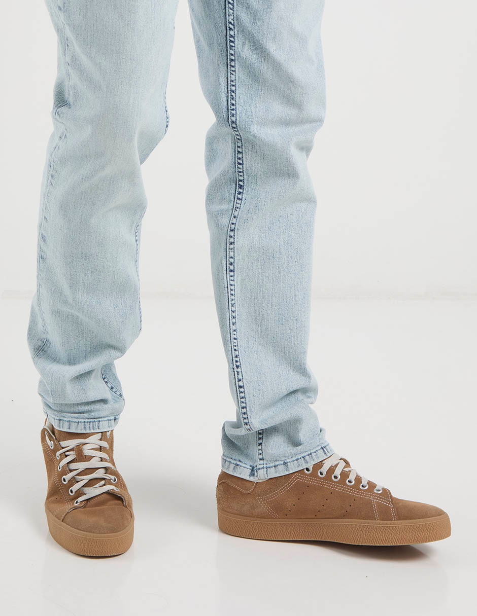 Jeans regular Polosur lavado claro para hombre