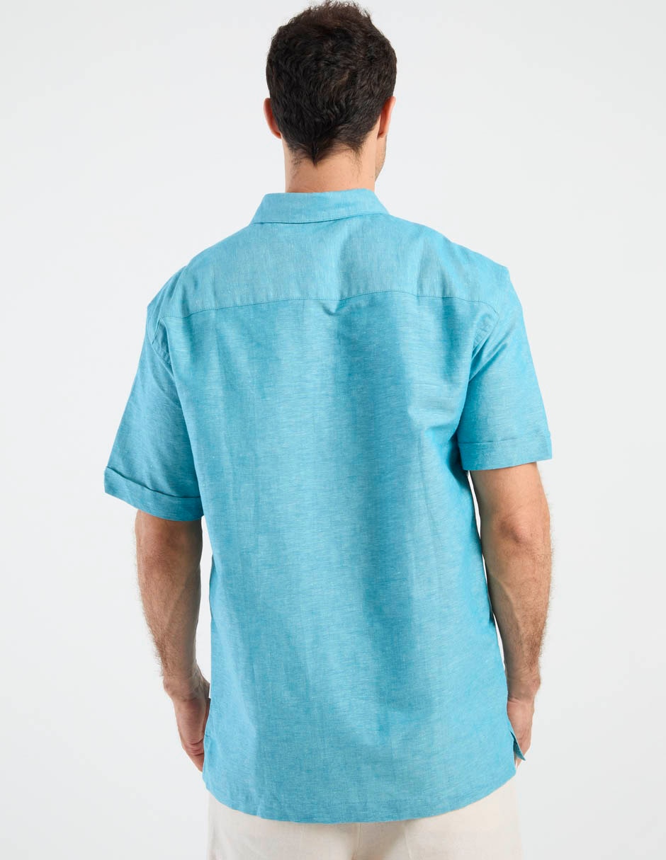 Camisa casual Cubavera manga corta para hombre