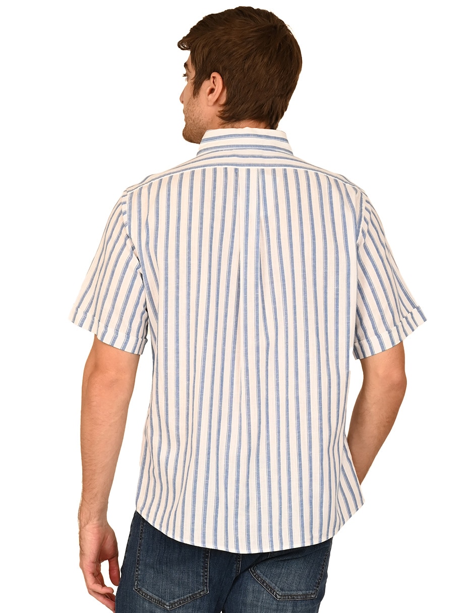Camisa de algodón manga corta para hombre 3