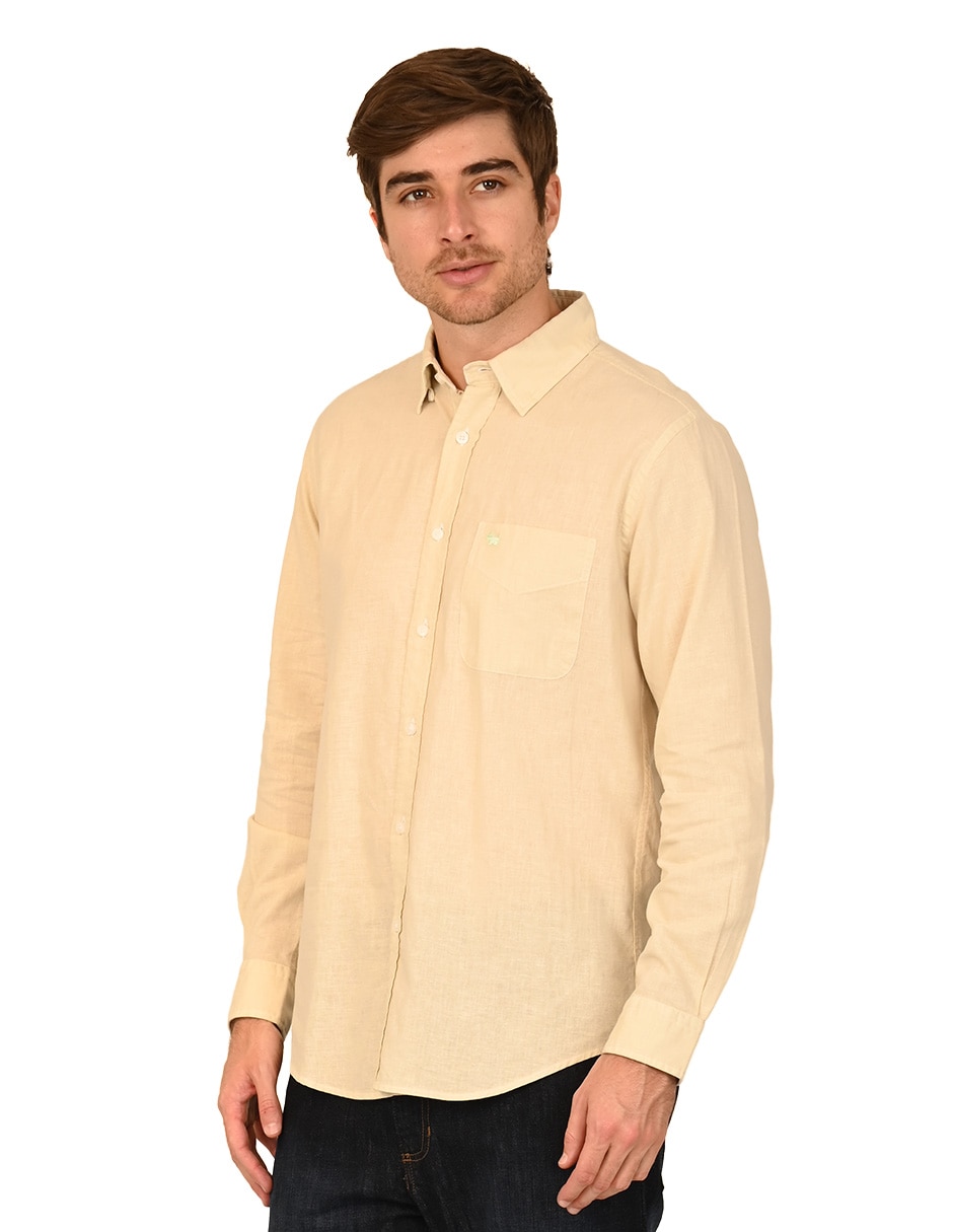 Camisa casual manga larga para hombre Camisa casual manga larga para hombre