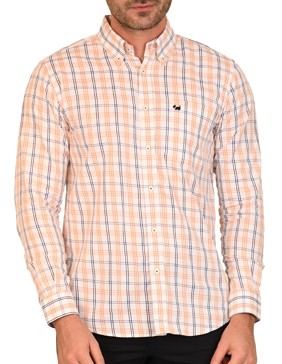 Camisa de algodón manga larga para hombre 2
