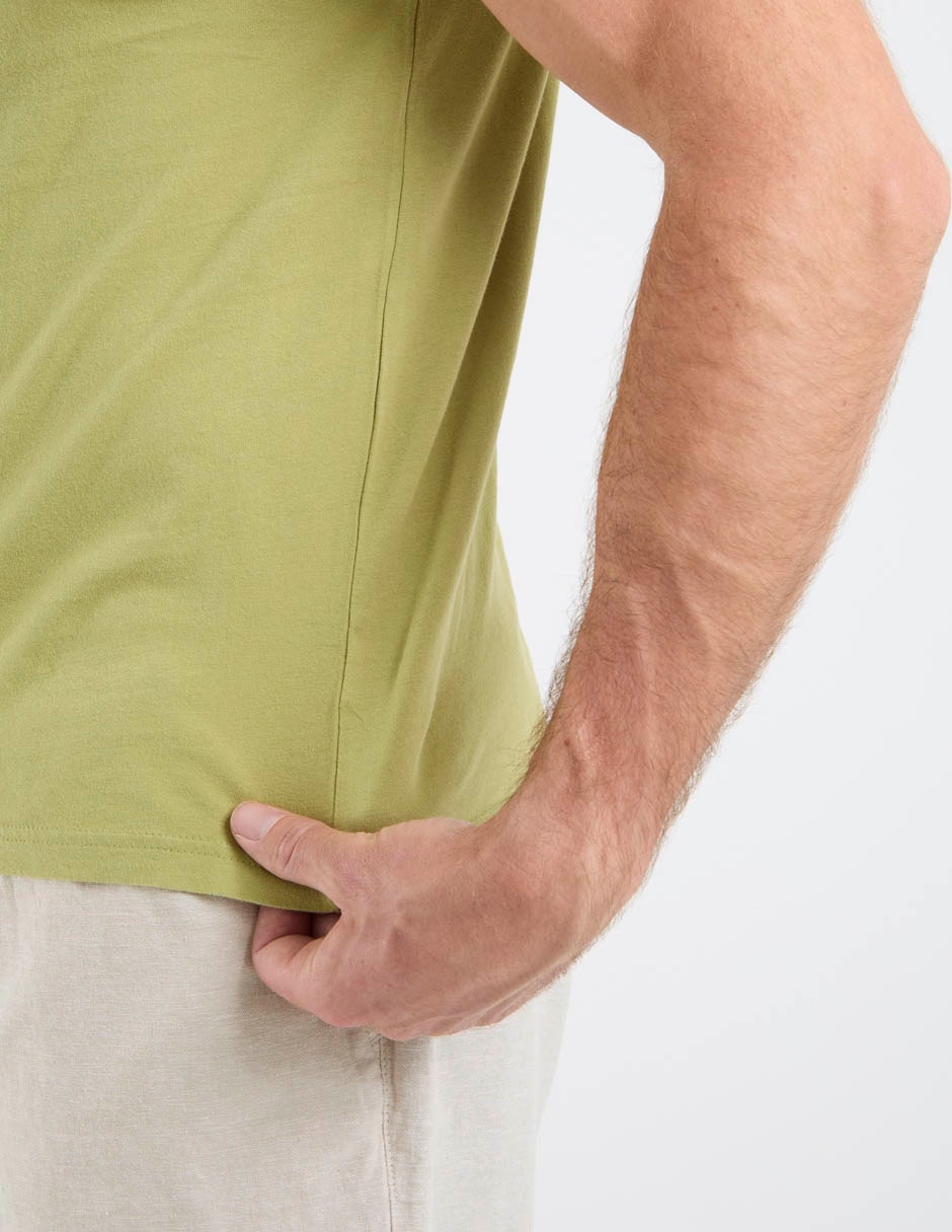 Playera manga corta para hombre