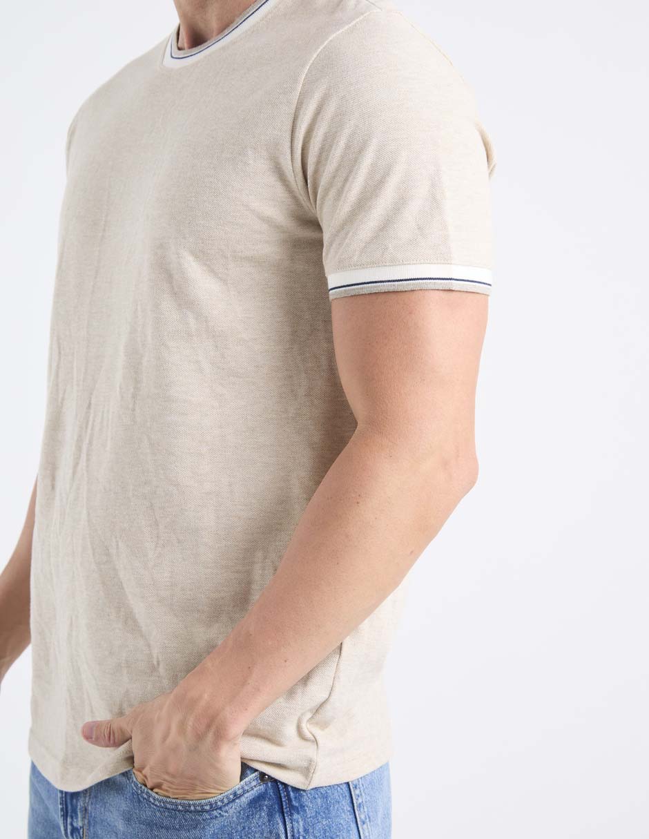 Playera Básicos manga corta para hombre