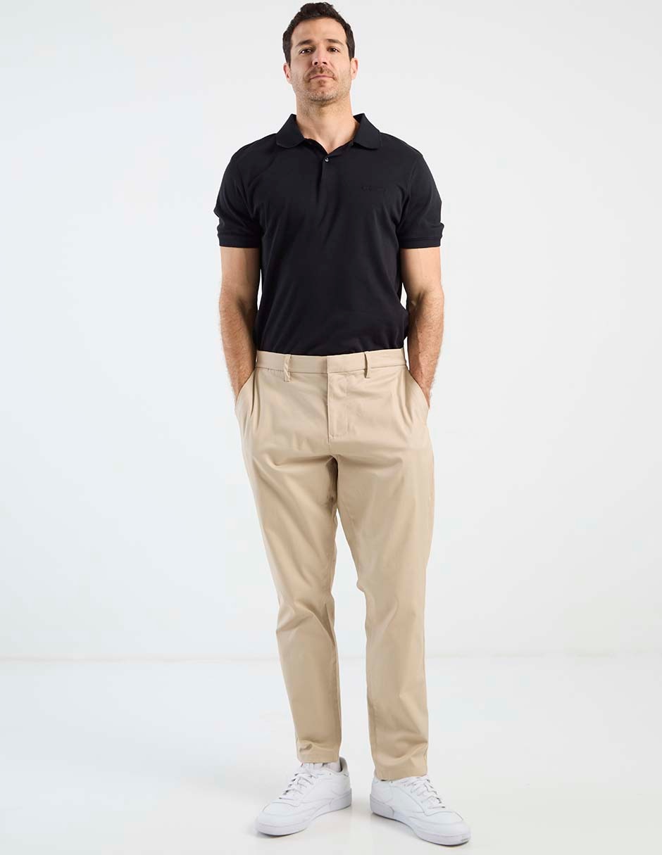 Pantalón chino straight de algodón para hombre 5