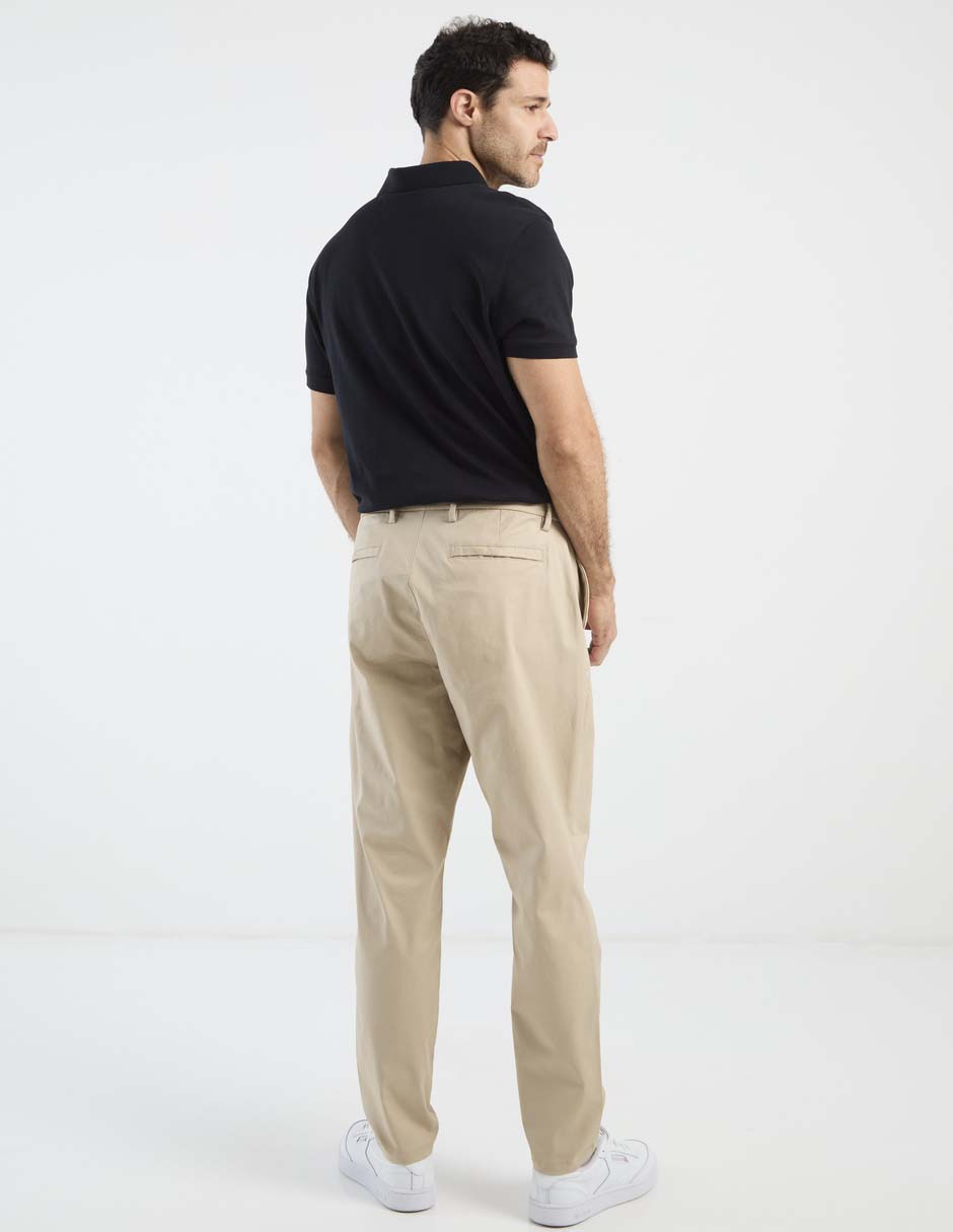Pantalón chino straight de algodón para hombre 6