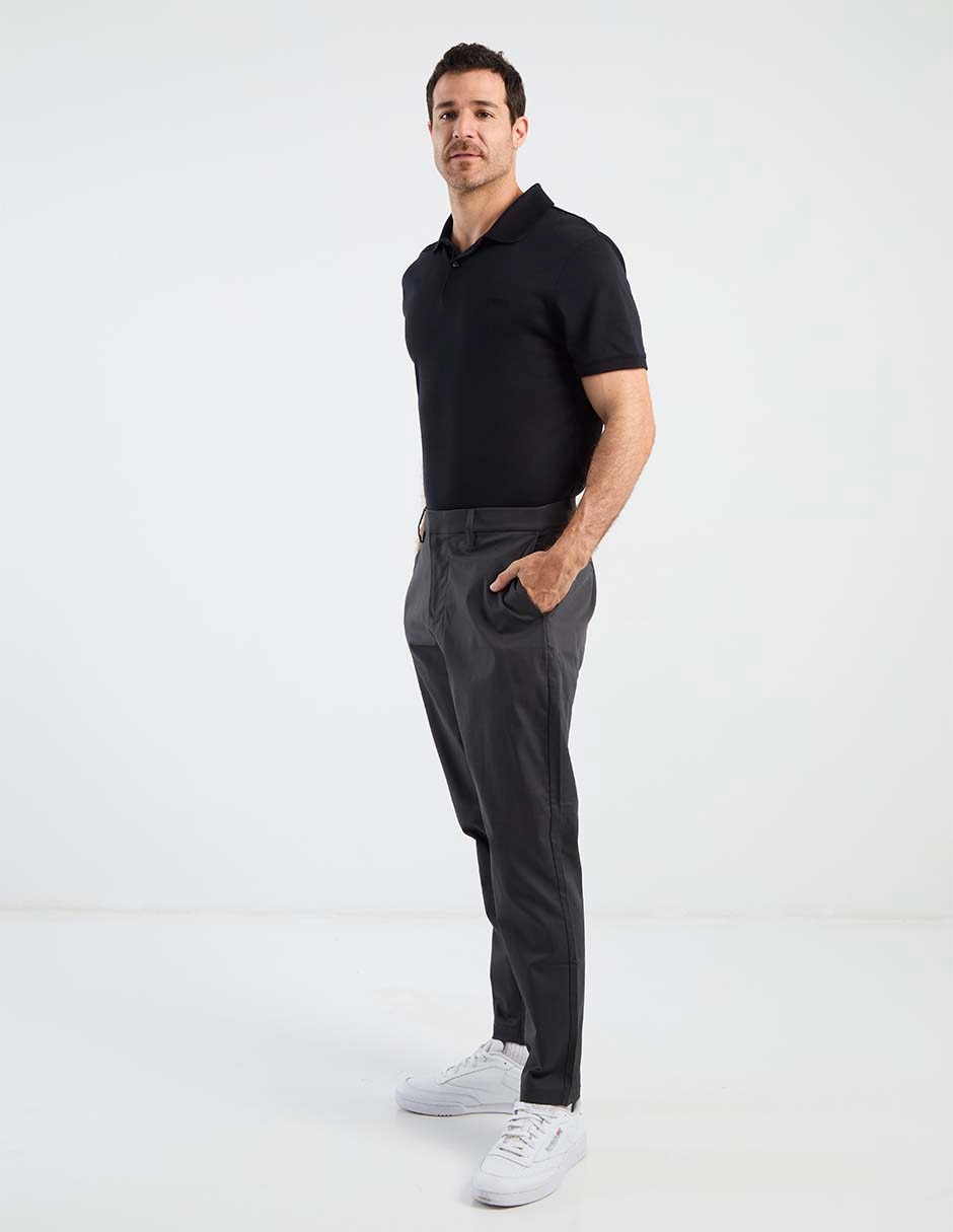 Pantalón chino slim de algodón para hombre 4