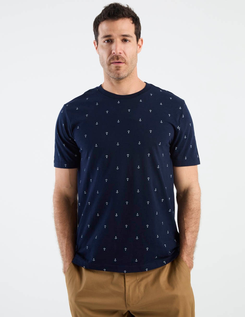 Playera cuello redondo para hombre 1
