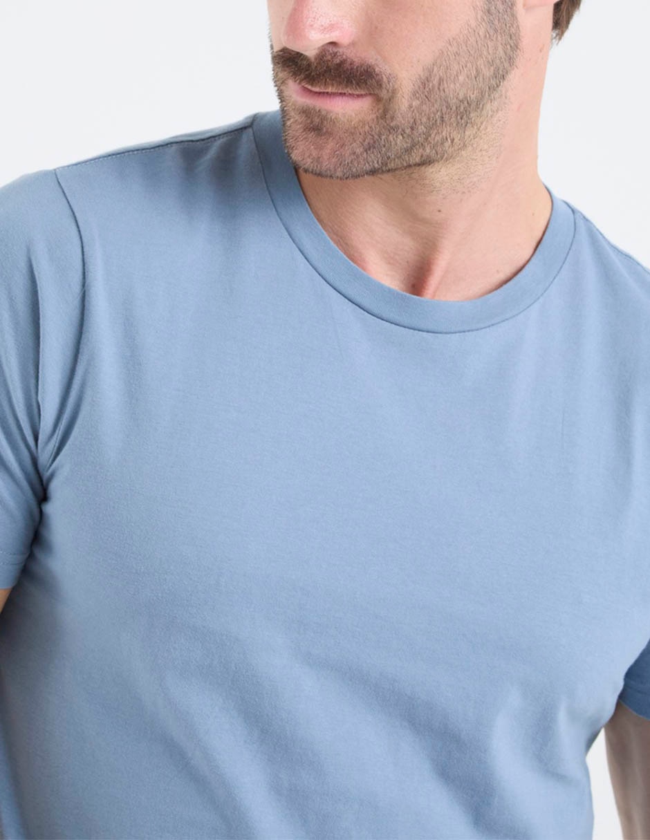 Playera cuello redondo para hombre 4