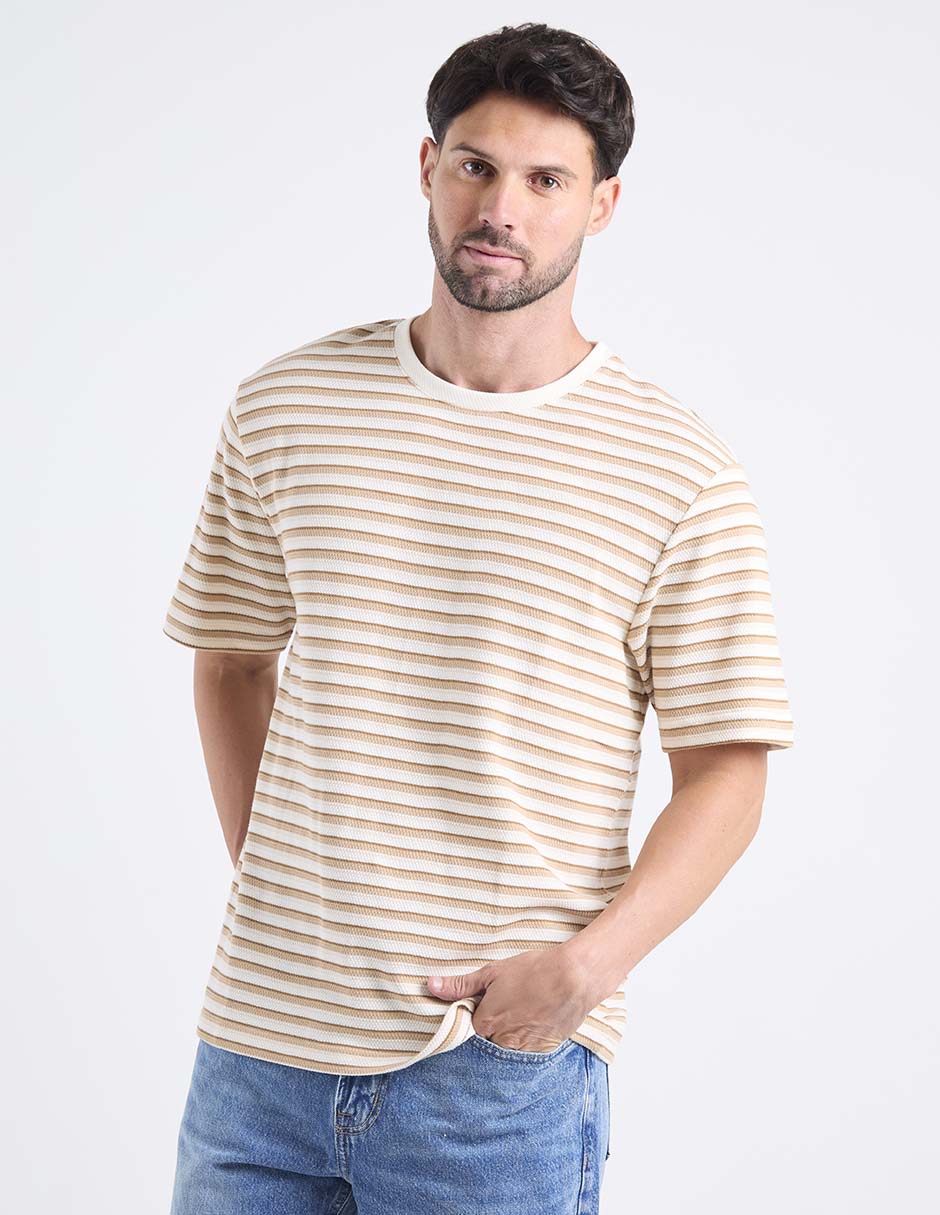 Playera cuello redondo para hombre