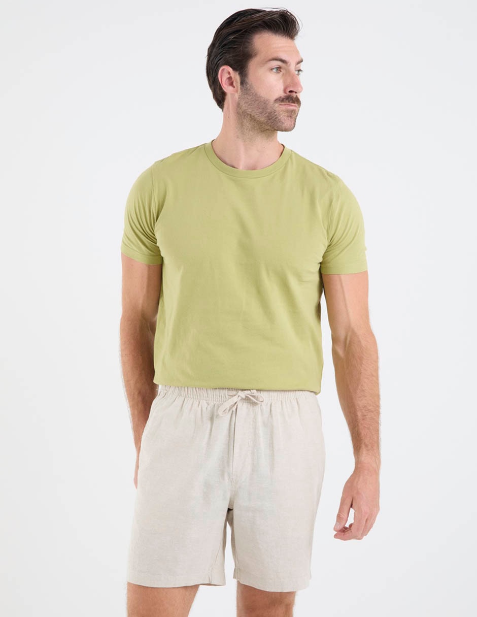 Bermuda de lino para hombre